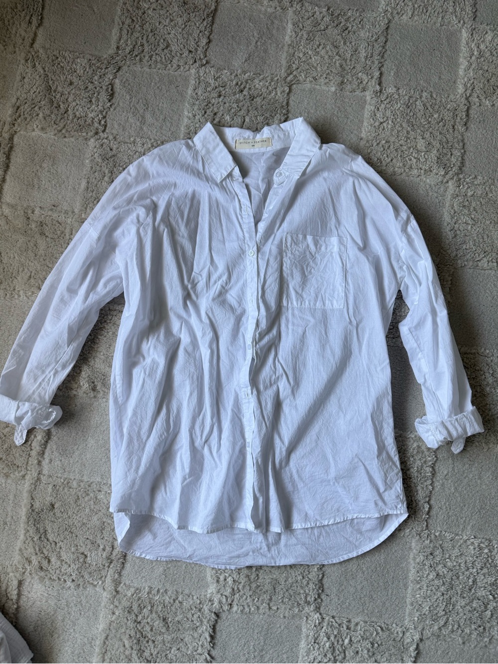 Women’s White Button-Down Shirt — Lightweight Classic